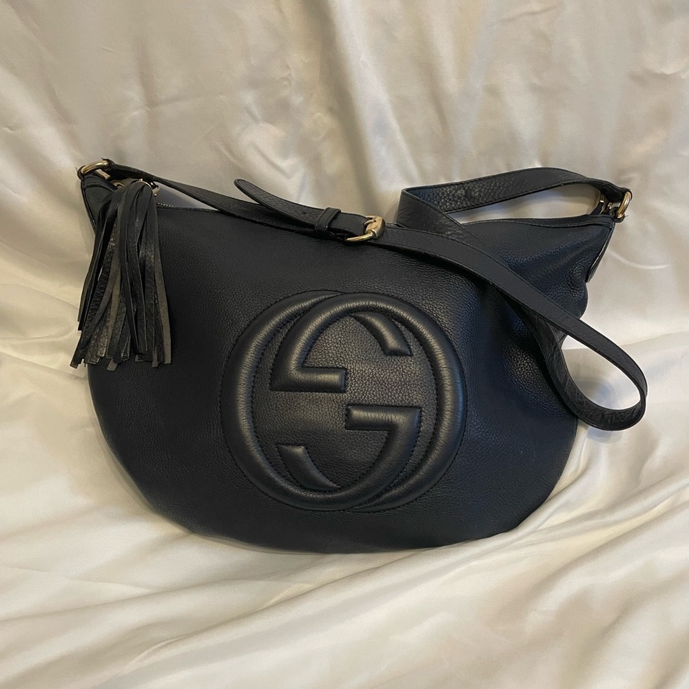 Gucci Black Soho Leather Shoulder Bag - Picture 3 of 16
